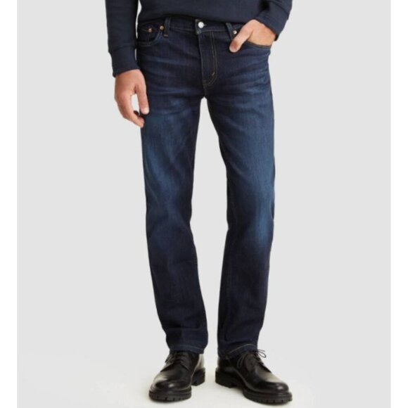 Levis 511 Men's W34 L32 Blue Denim Jeans Slim Straight - Picture 1 of 8